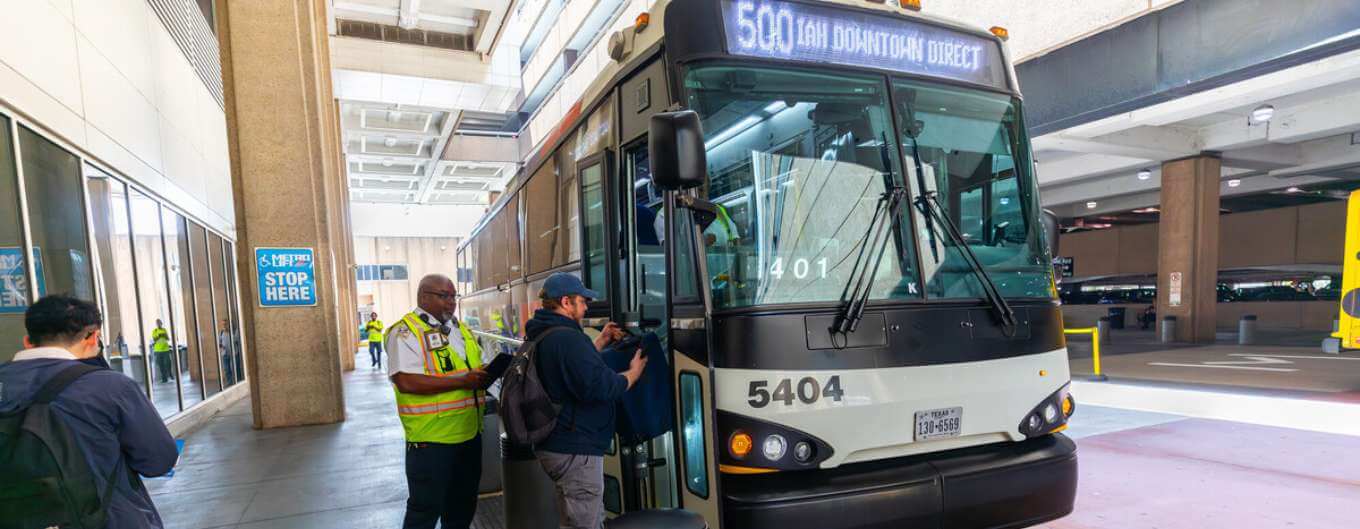 METRO recently launched the IAH Downtown Direct that will take passengers from the George R. Brown Convention Center to the George Bush Intercontinental Airport.